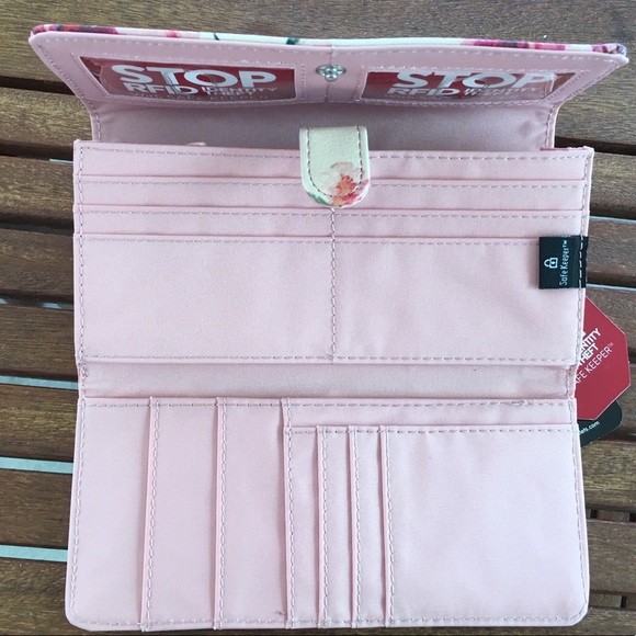 Convenient Multi Section Floral Design Mundiwallet - Picture 4 of 6